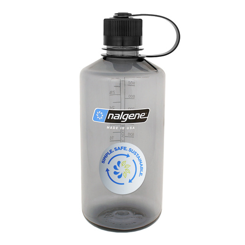 Nalgene - Narrow Mouth Sustain Flasche - 1 L - Grau - 2021-0432
