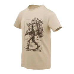 Helikon - Koszulka T-shirt Light infantry - Khaki - TS-LIF-CO-13