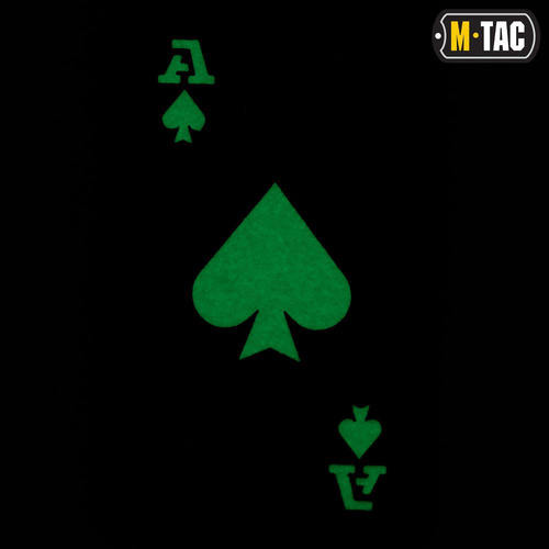 M-Tac - Naszywka - As Pik - Ranger Green / Fluorescencyjny - 51109239
