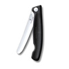 Victorinox - Klappbares Picknick-Messer Swiss Classic - Glatt - 1.4110 - Schwarz - 6.7803.F