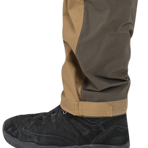 Helikon - Spodnie outdoorowe Hybrid Outback Pants - DuraCanvas - Taiga Green / Czarne - SP-HOP-DC-0901A