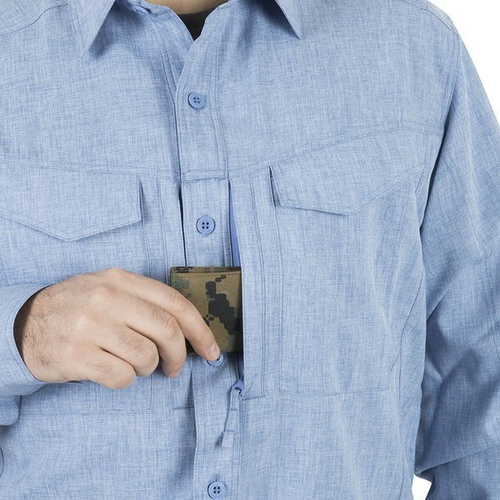 Helikon - Defender Mk2 Gentleman Shirt - Melange Light Blue - KO-DGM-PO-6520Z