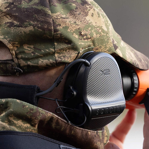 Sordin - Active Hearing Protectors Supreme X2 - Neckband - Gel Pads - Green - 301006-20G