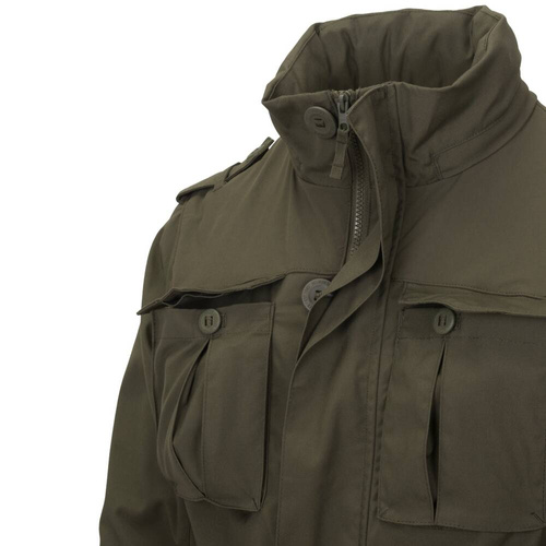 Helikon - Kurtka wojskowa Covert M65 - Earth Brown/Czarna - KU-C65-DC-0A01A