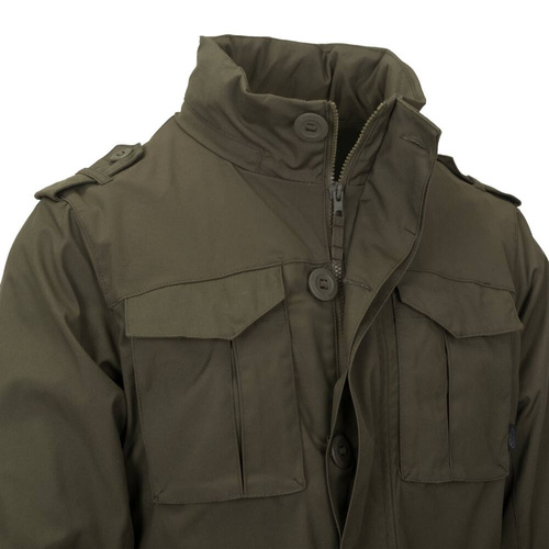 Helikon - Kurtka wojskowa Covert M65 - Earth Brown/Czarna - KU-C65-DC-0A01A