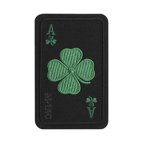 M-Tac – Lucky Card Patch – Cordura 500D – Kleeblatt – Schwarz – 51391002