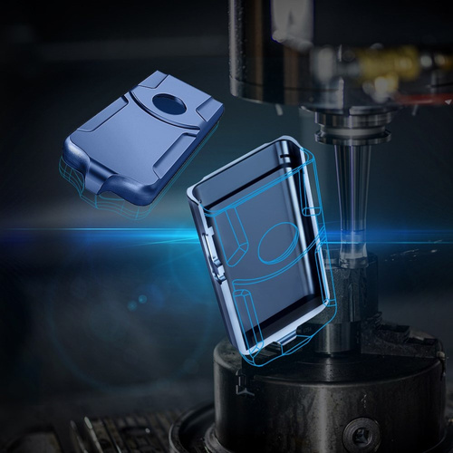  Fenix - LED-Taschenlampe E03R V2 - 500 lm - Mit 400 mAh Akku - Blau - E03RV2BL