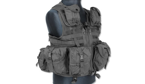 Mil-Tec - Modular Vest Reactor - MOLLE/PALS - Schwarz - 10712102