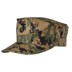 Helikon - Military Cap USMC Marines - PolyCotton Twill - Digital Woodland - CZ-USM-PT-07