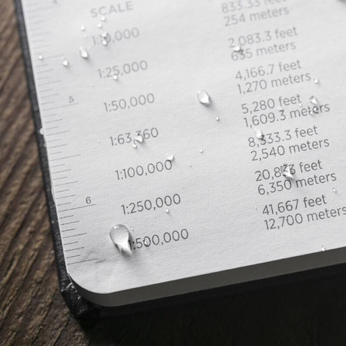 Rite in the Rain - Notatnik wodoodporny Large Bound Book - 223 x 175 mm - 80 kartek - Czarny - 770F-LG