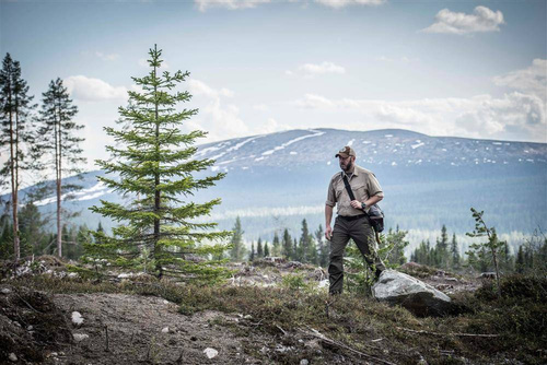 Helikon - Woodsman® Pants - Taiga Green / Black - SP-WDN-DC-0901A