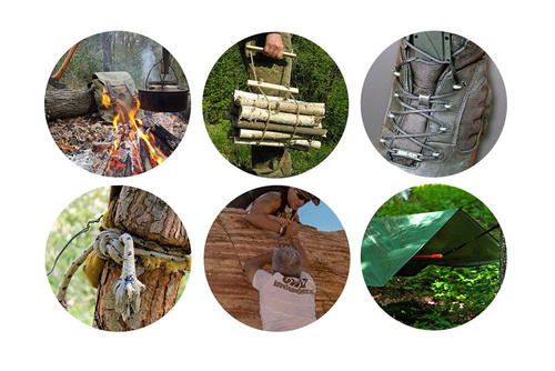 EDCX - "Fish" Survival Bracelet - Army Green - 2178