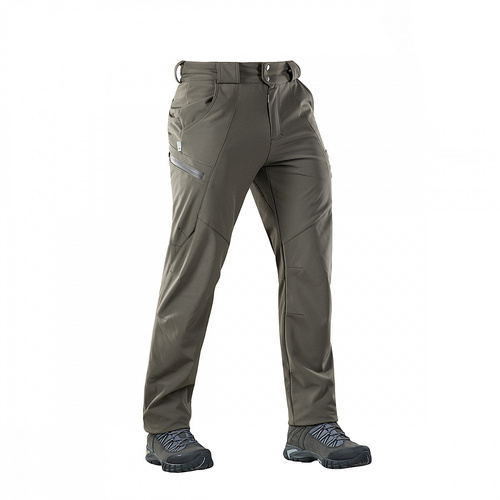 M-Tac - Spodnie Softshell Winter - Oliwkowe - 20306001