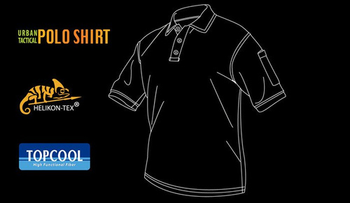 Helikon - Koszulka polo taktyczna UTL® - TopCool - Czarny - PD-UTL-TC-01