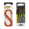 Nite Ize - Karabinek S-Biner® Aluminum Dual Carabiner #4 - Pomarańczowy - SBA4-19-R6