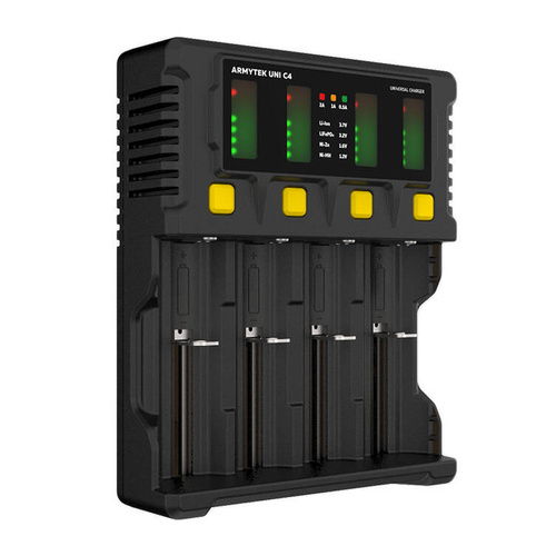 Armytek - Ładowarka Uni C4 - Adapter samochodowy - A04501C
