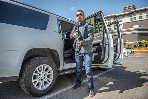 Helikon - Greyman Tactical Jeans Slim - Denim Blau - SP-GJS-DD-31