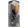 ASP - Saphir USB-LED-Aluminium wiederaufladbare Taschenlampe - Schwarz - 53600