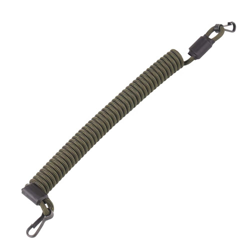 EDCX - Elastisches Schlüsselband mit Karabinern - Army Green - 3083