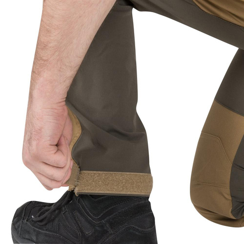Helikon - Spodnie outdoorowe Hybrid Outback Pants - DuraCanvas - Coyote / Czarne - SP-HOP-DC-1101A
