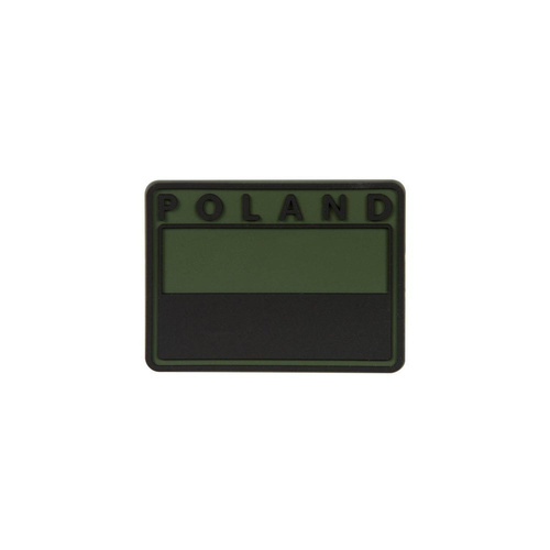 Helikon - Naszywka Flaga PL Gaszona Poland - Olive Green - OD-FP4-RB-02