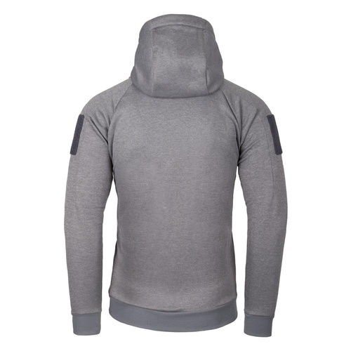 Helikon - Urban Tactical Hoodie® - Fullzip - Poliester - Black / Grey melange - BL-UHF-PO-M1