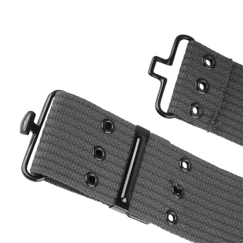 Mil-Tec - Pas wojskowy LC1 z metalową klamrą - Czarny - 13315002