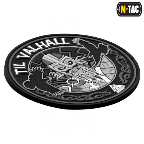 M-Tac - Naszywka Til Valhall - PVC - Szary/Czarny - 51142112