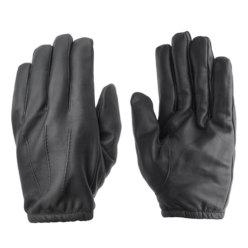 Mil-Tec - Leather gloves with Kevlar - Black - 12503002