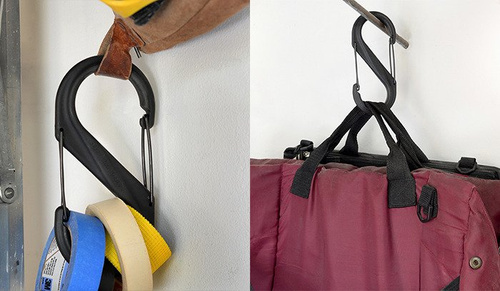 Nite Ize - S-Biner #8 Plastic Black Gate - Czarny - SBP8-03-01BG