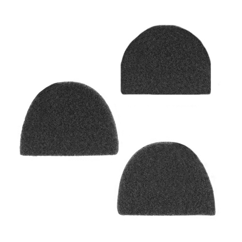 Earmor - Klettverschlüsse für MSA Sordin - Schwarz - S14 BK MSA