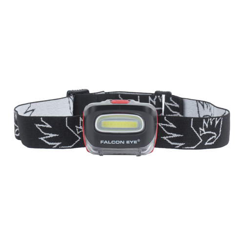 Falcon Eye - Kopf-Taschenlampe Blaze - COB LED - 130 lm - Schwarz / Rot - FHL0027 