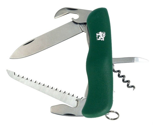 Mikov - Scyzoryk wielofunkcyjny Praktik 110 mm - 6 narzędzi - Zielony - 115-NH-6/AK GRN