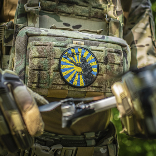 M-Tac - Way of the Samurai Patch - Embroidery - Yellow/Blue - 51426002