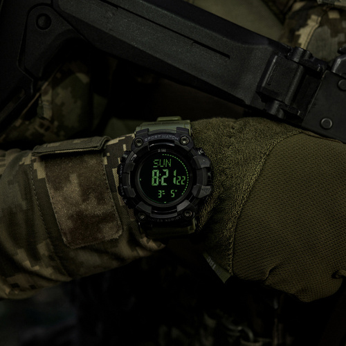 M-Tac - Taktische Uhr 2037 - LED - 5 ATM - Grün - 50007001