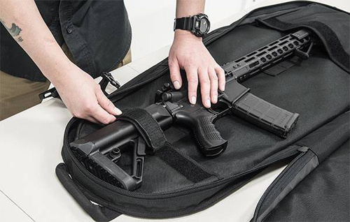 UTG - Pokrowiec na broń Leapers Alpha Battle Carrier Sling Pack - 34" - Czarny - PVC-PSP34B