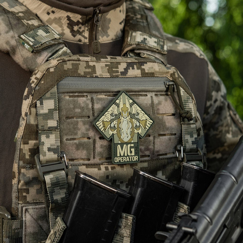 M-Tac - Naszywka MG Operator - PVC - Oliwkowy - 51348201