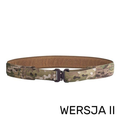 Bajonett - SUPPRESSOR Taktischer Gürtel mit MOLLE-Overlay - AustriAlpin COBRA ProStyle 18kN - 44 mm - Multicam