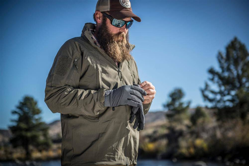 Helikon - Impact Duty Winter Mk2 Tactical Insulated Gloves - Shadow Grey / Black - RK-ID2-NE-3501A