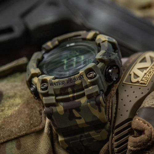 M-Tac - Zegarek taktyczny 2037 - LED - 5 ATM - Camo - 50007030