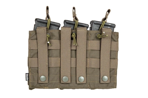 Primal Gear - Potrójna ładownica na magazynki Open Koga - Aspen 500D - AK/AR - Oliwkowa - PRI-19-031791