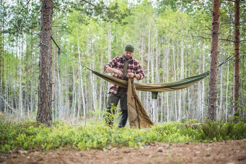 Helikon - Poncho Swagman Rolle - Climashield Apex - Coyote - PO-SMR-NL