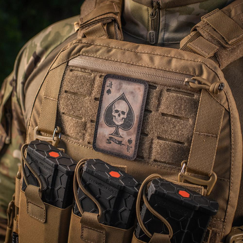 M-Tac - Patch Ace of Spades - Morale Patch - Black / Coyote - 51101005