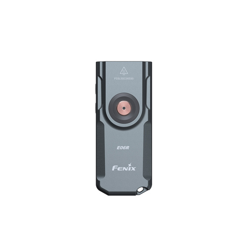 Fenix - Latarka brelok E06R - 700 lm - UV/Laser - USB-C - Magnes - Szary - E06R.12111