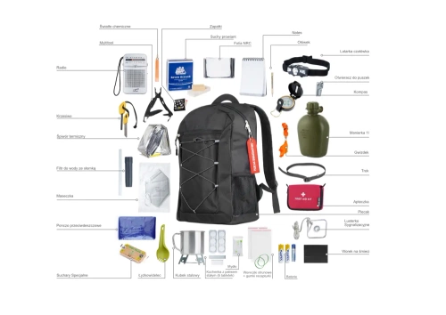 SpecShop.pl - Evakuierungsrucksack mit Ausrüstung - Extended