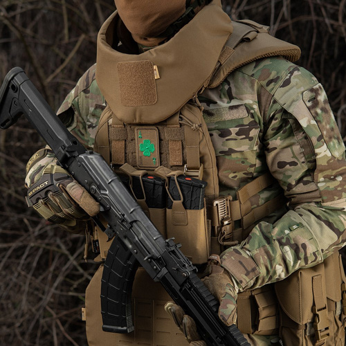 M-Tac - Naszywka Szczęśliwa Karta - Cordura 500D - Koniczyna - Coyote - 51391005