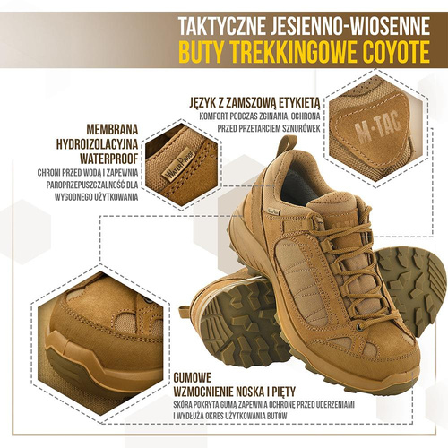 M-Tac - Trekking-Stiefel - Cordura - Coyote - 1JJ115/6TPLV