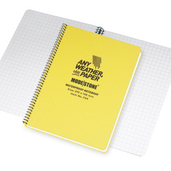 Modestone - Waterproof Notebook - 148 x 210 mm - 50 Sheets - Yellow - C54