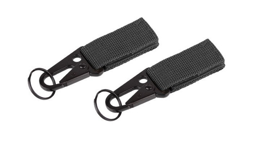 101 Inc. - MOLLE snap hook with keyring - 2 pcs - Black