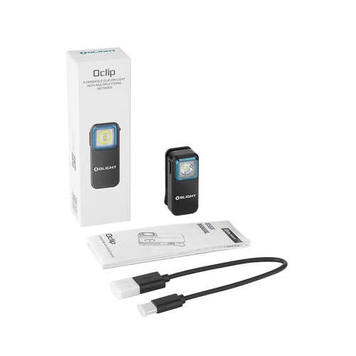 Olight - Oclip Wiederaufladbare LED-Taschenlampe - 300 Lumen - 280 mAh - Oclip